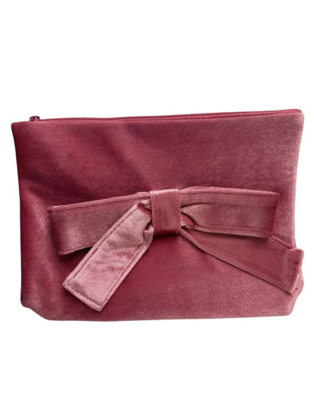 Ulta Cosmetics Bag Makeup Travel Cosmetics Case Gift Pouch Pink Velvet Big Bow